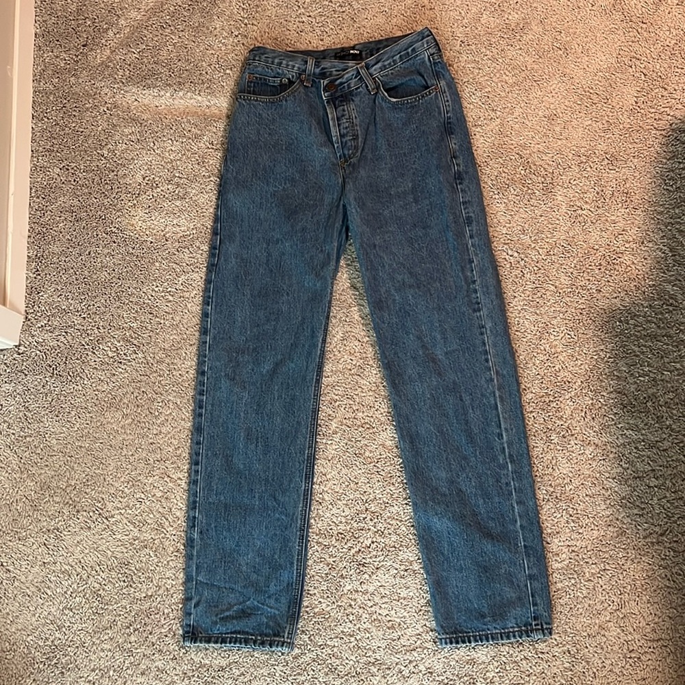 Fashion Nova Crossover Straight Leg Jeans